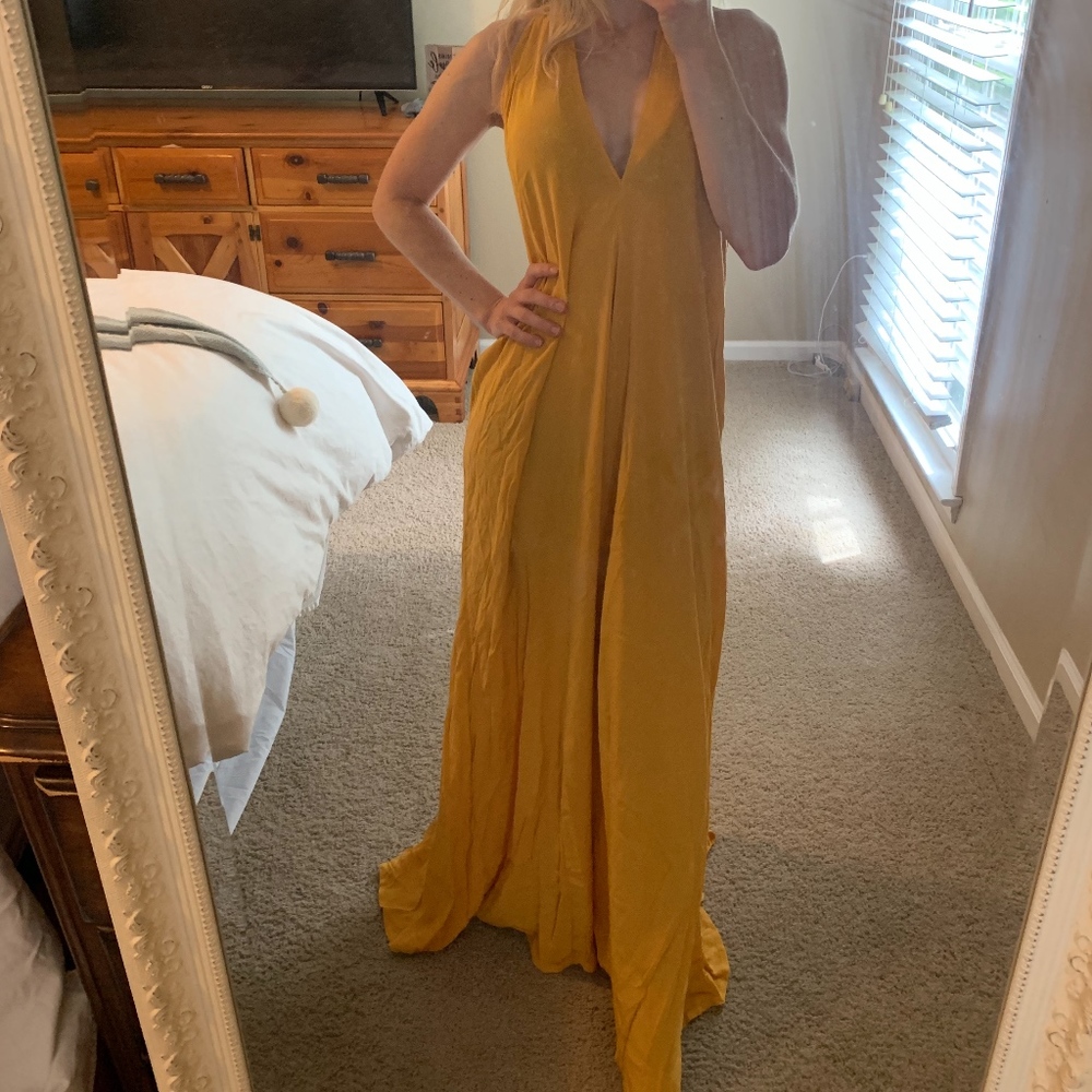Mara Hoffman Maxi Coverup Dress - Tie Neck